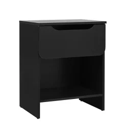 Kirklands Home Nightstands|Stanley Single Drawer Nightstand Black
