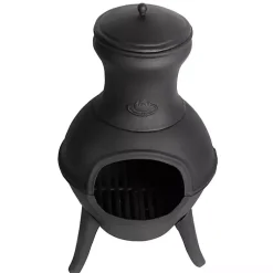 Kirklands Home Fire Pits|Terrace Fire Heater Black