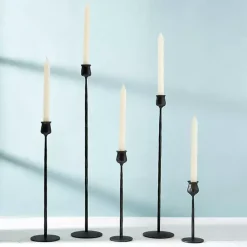 Best Textured Taper Candle Holder, 8 in. Candle Holders