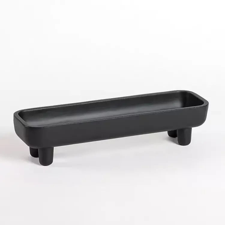 New Trough with Legs, 21.5 in. Decorative Bowls & Jars