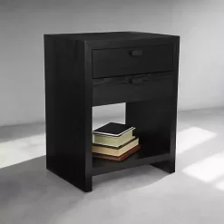 Kirklands Home Dressers & Chests|Vivara 2-Drawer Nightstand Black
