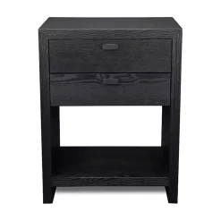 Kirklands Home Dressers & Chests|Vivara 2-Drawer Nightstand Black
