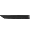 Kirklands Home Shelves|Black Wedge Wood Large Floating Shelf