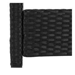 Kirklands Home Outdoor Sets|Black Wicker 4-pc. Deluxe Outdoor Living Set