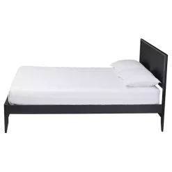 Kirklands Home Beds & Headboards|Wood Fluted Headboard Primrose King Bed Black