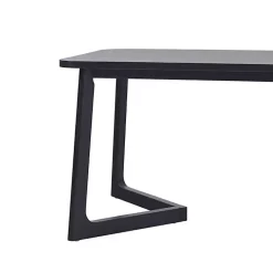 Kirklands Home Dining Tables|Wood Geometric Legs Dining Table Black