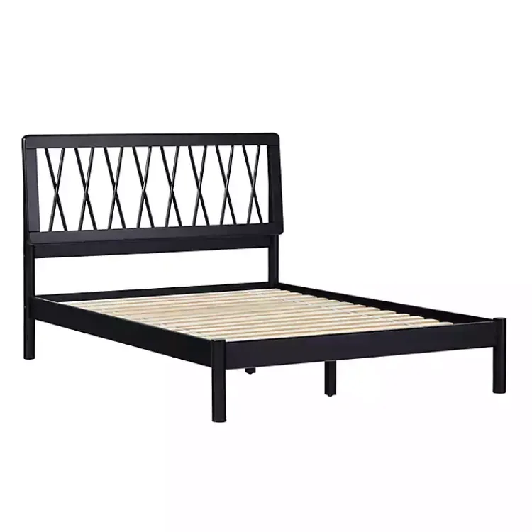 Kirklands Home Beds & Headboards|Wood Spindle Headboard Full Bed Black