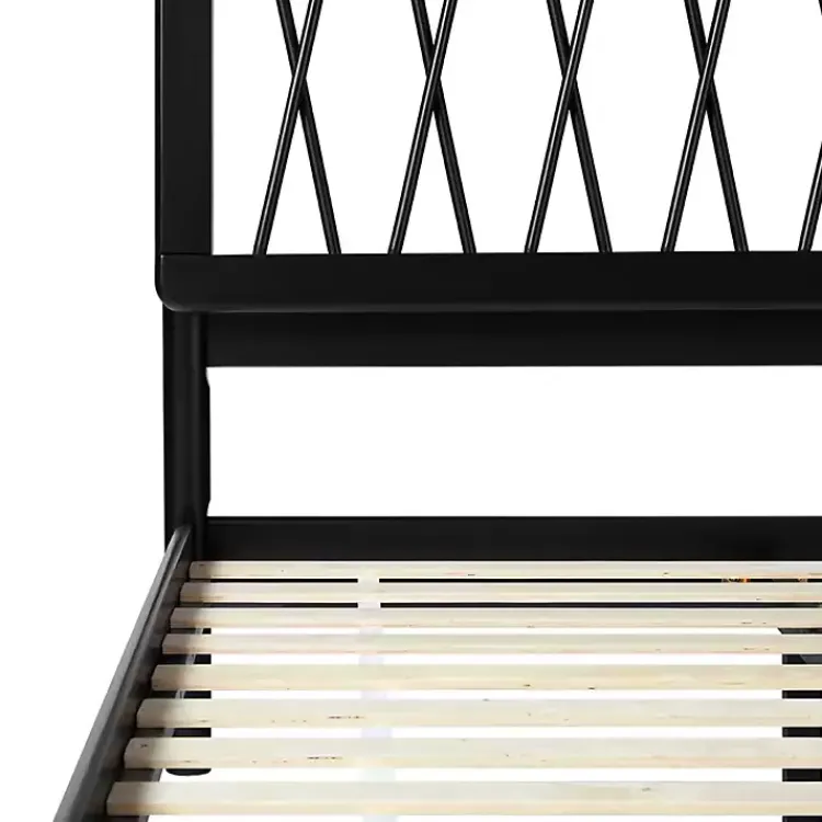 Kirklands Home Beds & Headboards|Wood Spindle Headboard Full Bed Black