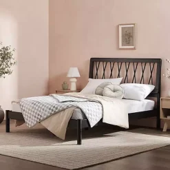 Kirklands Home Beds & Headboards|Wood Spindle Headboard Full Bed Black
