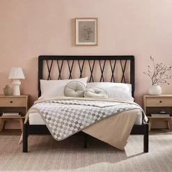 Kirklands Home Beds & Headboards|Wood Spindle Headboard Full Bed Black