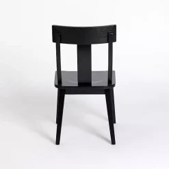 Kirklands Home Dining Chairs|Wood T-Back Dining Chair Black