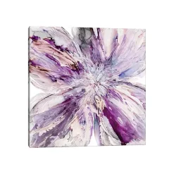Kirklands Home Canvas Art|Blossom Burst Canvas Art Print Purple