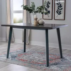 Kirklands Home Dining Tables|Blue and Gray Wood Aliza Counter Height Table