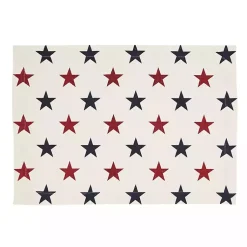 Kirklands Home Table Linens|Blue and Red Americana Stars Placemats, Set of 4