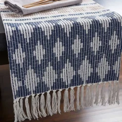 Kirklands Home Table Linens|and Stone Southwest Table Runner, 72 in. Blue