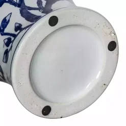 Best Blue and White Floral Curved Porcelain Vase Vases