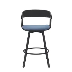Kirklands Home Bar Stools & Counter Height Stools|Athena Swivel Counter Stool Blue