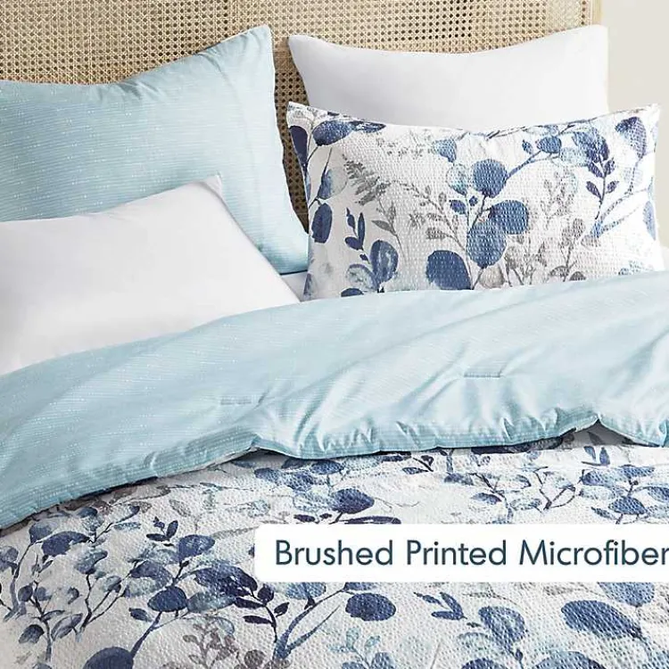 Kirklands Home Comforters|Blue Botanical 3-pc. Full/Queen Comforter Set