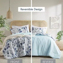 Kirklands Home Comforters|Blue Botanical 3-pc. King Comforter Set