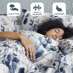 Kirklands Home Comforters|Blue Botanical 3-pc. King Comforter Set