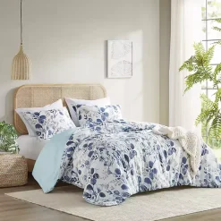 Kirklands Home Comforters|Blue Botanical 2-pc. Twin/Twin XL Comforter Set
