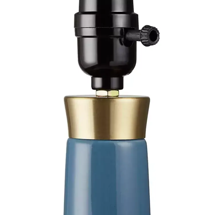 Kirklands Home Table Lamps|Ceramic Zazie Table Lamp Blue