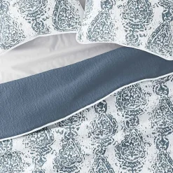 Kirklands Home Quilts|Blue Damask Reversible 2-pc. Twin Quilt Set