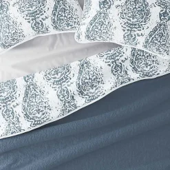 Kirklands Home Quilts|Blue Damask Reversible 2-pc. Twin Quilt Set