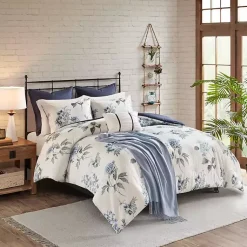 Kirklands Home Comforters|Blue Floral 7-pc. Full/Queen Comforter Set