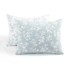 Kirklands Home Quilts|Blue Floral Reversible 3-pc. King Quilt Set