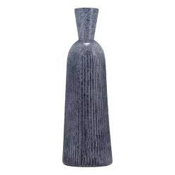 Clearance Grooved Glass Vase, 20in Vases