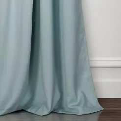 Kirklands Home Curtains & Drapes|Insulated Blackout Curtain Panel Set, 108 in. Blue