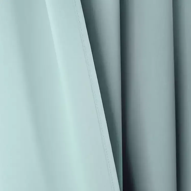 Kirklands Home Curtains & Drapes|Knotted Curtain Panel Set, 95 in. Blue