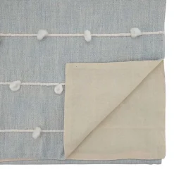 Kirklands Home Table Linens|Blue Knotted Line Table Runner