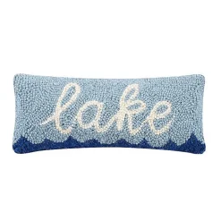 Best Lake Hooked Wool Lumbar Pillow Pillows