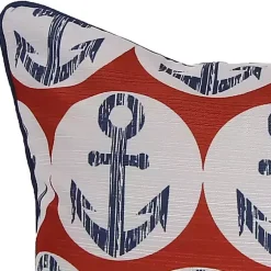 Online Blue Nautical Anchors Pillow Pillows