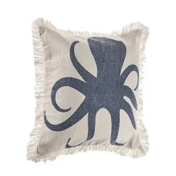 Best Blue Octopus Accent Pillow with Fringe Pillows