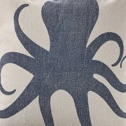 Best Blue Octopus Accent Pillow with Fringe Pillows