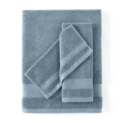 Kirklands Home Bath Towels|6-pc. Essential Cotton Bath Towels Blue