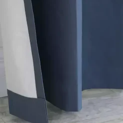 Kirklands Home Curtains & Drapes|Room Darkening Curtain Panel Set, 95 in. Blue