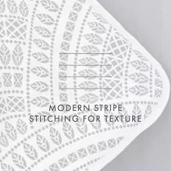 Kirklands Home Quilts|Blue Scalloped Reversible 3-pc. King Quilt Set