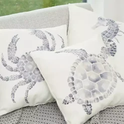 Best Blue Seahorse Outdoor Pillow Pillows