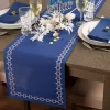 Kirklands Home Table Linens|Blue Star of David Hanukkah Table Runner