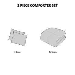 Kirklands Home Comforters|Blue Stripe Jackson 3-pc. King Comforter Set