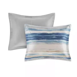 Kirklands Home Comforters|Blue Watercolor 8-pc. King Comforter Set