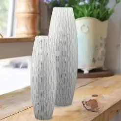 Sale Wave Wood Vase, 16 in. Vases