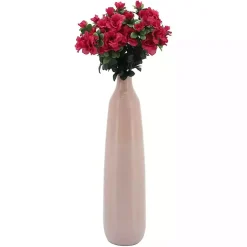Best Blush Ceramic Bottleneck Floor Vase Vases