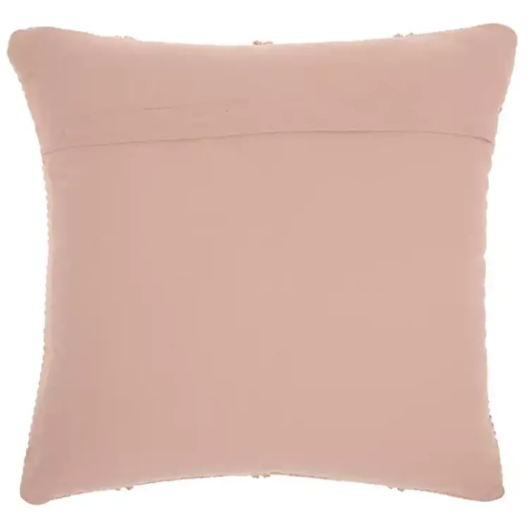 Blush Diamond Lattice Throw Pillow Pillows