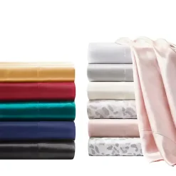 Kirklands Home Bed Sheets|Blush Satin Standard 2-pc. Pillow Case Set Pink