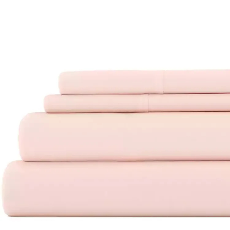 Kirklands Home Bed Sheets|Blush Ultra Soft 4-pc. Full Sheet Set Pink